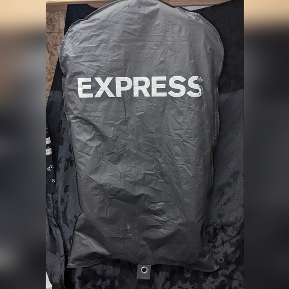 Express Wool Beige Pea Coat Size Medium EUC - Picture 7 of 8